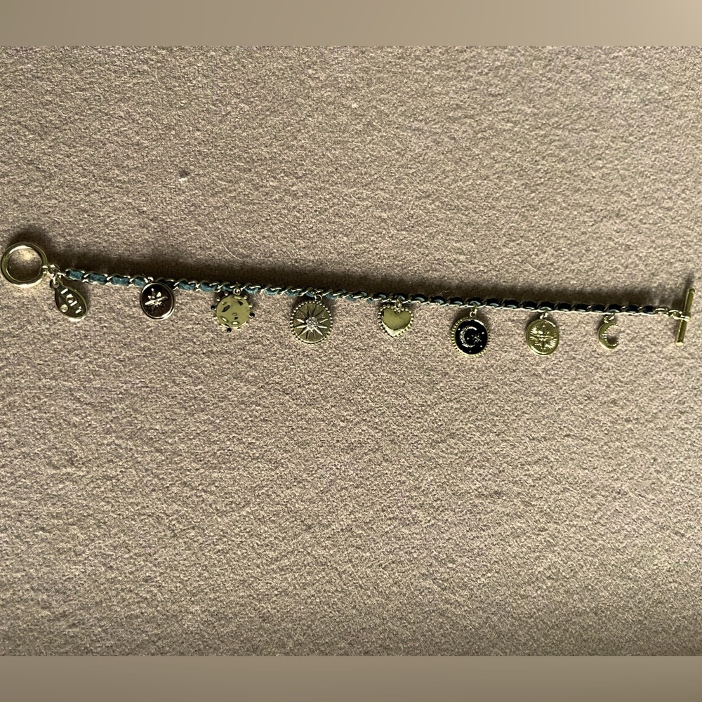 LOFT GOLD TONED WITH VINYL BRACELET